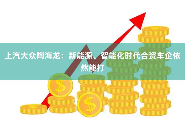 上汽大众陶海龙：新能源、智能化时代合资车企依然能打